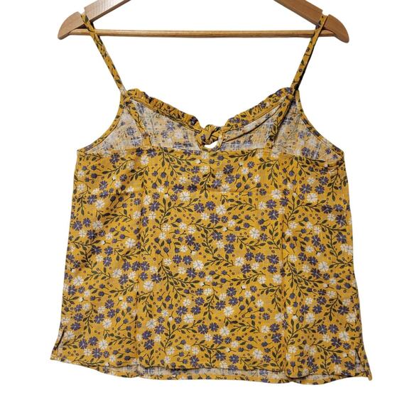 NWT ModCloth Sparuced Up Summer Sleeveless Top Beachy Vacation Linen Blend - S - Picture 2 of 8